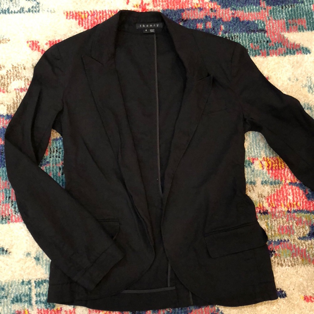 Theory linen blazer